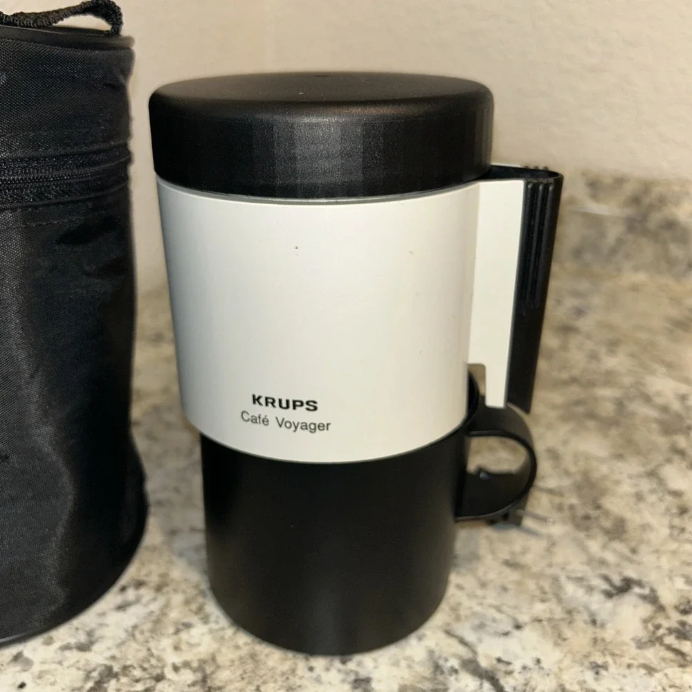 Krups 147 Café Voyager Travel Coffee Maker Complete Working German Made 10 oz A1